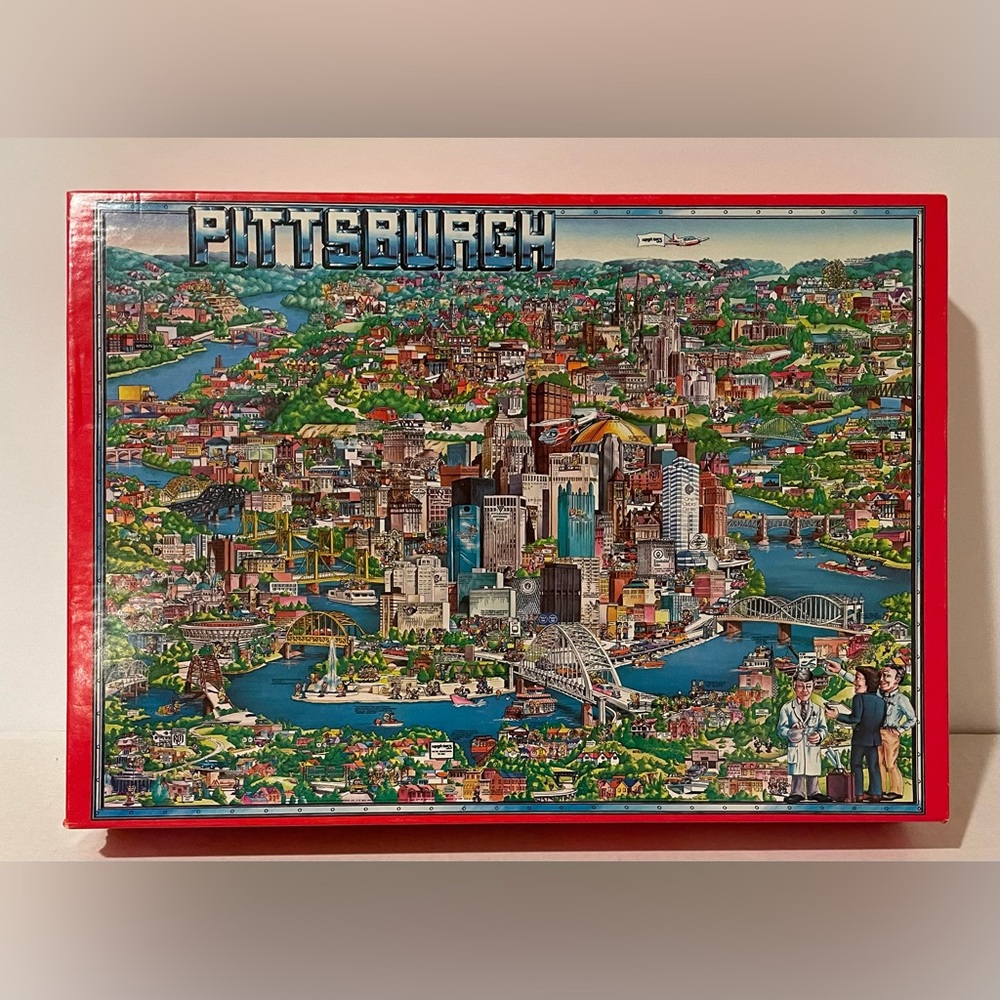 Pittsburgh Cityscape Puzzle 1988 edition